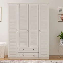 کمد لباس 4 درب و دو کشو سایز 184*140*52 کد 9000 4 کمد لباس 4 درب و دو کشو سایز 184*140*52 کد 9000