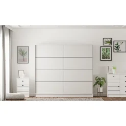 کمد لباس 4 درب افقی سایز 210*210*56 کد 9006 4 کمد لباس 4 درب افقی سایز 210*210*56 کد 9006