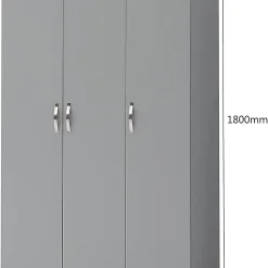 کمد لباس 3 درب نوک مدادی سایز 180*90*45 کد 8821 4 کمد لباس 3 درب نوک مدادی سایز 180*90*45 کد 8821