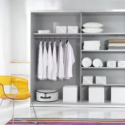 کمد لباس ریلی آینه دار دو درب سایز 210*176*60