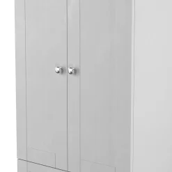 کمد لباس دو کشو طوسی سایز 197*77*53 کد 9067 4 کمد لباس دو کشو طوسی سایز 197*77*53 کد 9067