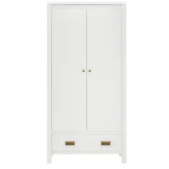 کمد لباس مشکی سفید سایز 190*73*73 کد 8916