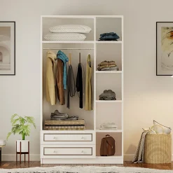 کمد لباس 3 درب و دو کشو در طلایی سایز 180*105*52 کد 8850 5 کمد لباس 3 درب و دو کشو در طلایی سایز 180*105*52 کد 8850