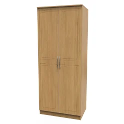 کمد لباس 2 درب لولایی قهوه ای سایز 182*74*53 کد 8879 5 کمد لباس 2 درب لولایی قهوه ای سایز 182*74*53 کد 8879