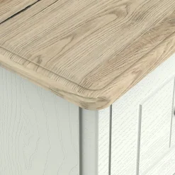 کمد لباس سفید دو درب سایز 127*77*54 کد 8963