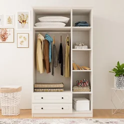 کمد لباس 3 درب و دو کشو سایز 184*105*52 کد 8997 5 کمد لباس 3 درب و دو کشو سایز 184*105*52 کد 8997