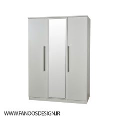 سبد خرید 2 کمد 2 درب سفید سایز 217*63*45 کد 8726