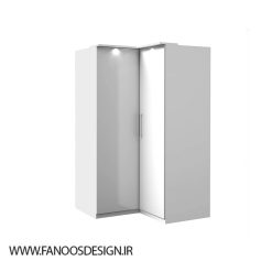 کمد لباس 2 درب لولایی سایز 217*109*63 کد 8727