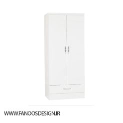 کمد لباس 2 درب لولایی و 1 کشو سایز 801*32*53 کد 8884