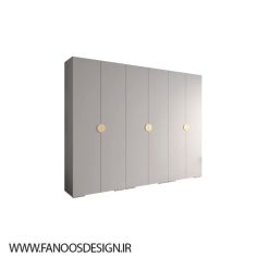 کمد لباس 6 درب نوک مدادی سایز 300*237*47 کد 8839