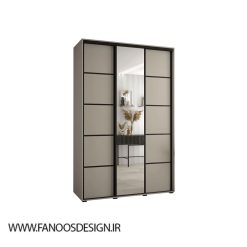 کمد لباس 3 درب وسط آینه دار کد 8866