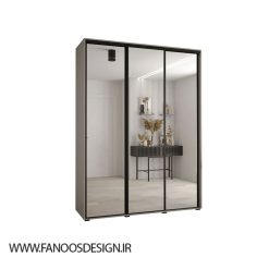 کمد لباس 3 درب آینه ای کشویی کد 8793