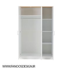 کمد لباس 3 درب سفید سایز 187*119*53 کد 9117 5 کمد لباس 3 درب سفید سایز 187*119*53 کد 9117