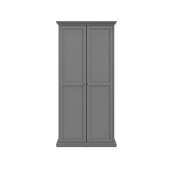 سبد خرید 32 کمد لباس 2 درب نوک مدادی سایز 200*92*60 کد 8996