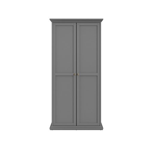 کمد لباس 2 درب نوک مدادی سایز 200*92*60 کد 8996
