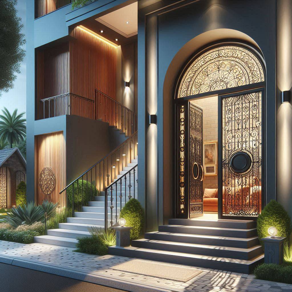 5 رنگ برتر برای درب های آهنی برای افزایش جذابیت محدود خانه شما 1 بهترین رنگ برای درب آهنی