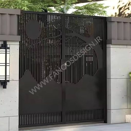 درب حیاط آهنی جدید کد40002