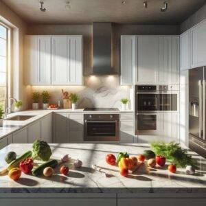 سبک دکوراسیون مینیمال 21 کابینت آشپزخانه