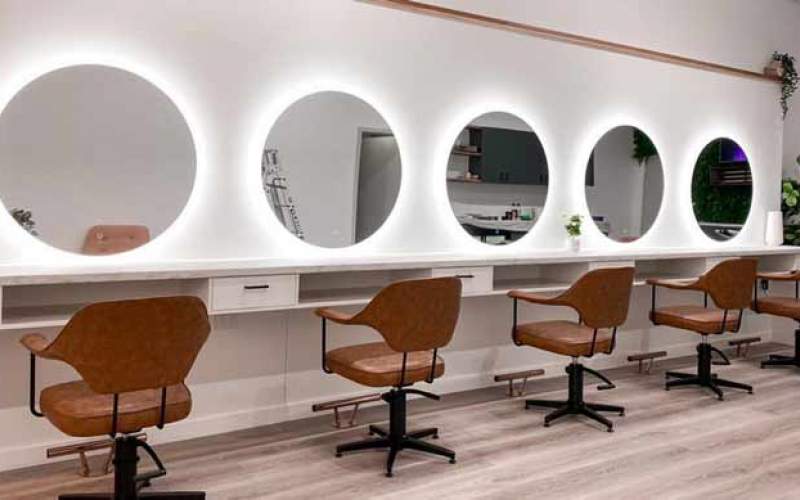 طراحی و اجرای دکوراسیون سالن آرایشی 48 Aesthetics in beauty salon decoration
