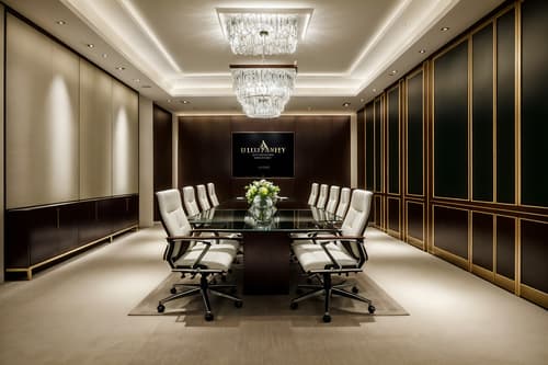 طراحی و اجرای دکوراسیون اتاق کنفرانس 77 Aesthetics in conference room decoration