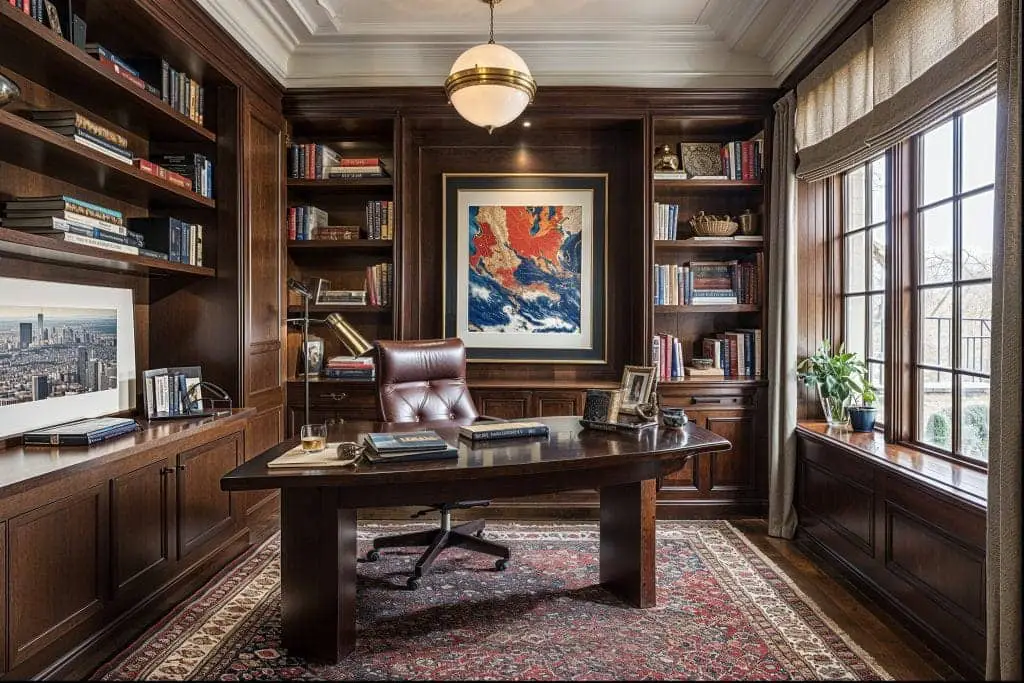 طراحی و اجرای دکوراسیون اتاق مدیریت 28 Classic decoration of management room