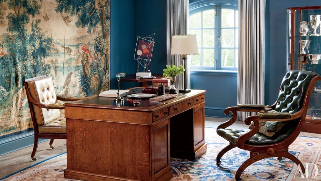 طراحی و اجرای دکوراسیون اتاق منشی 38 Classic style decoration of the secretary's room