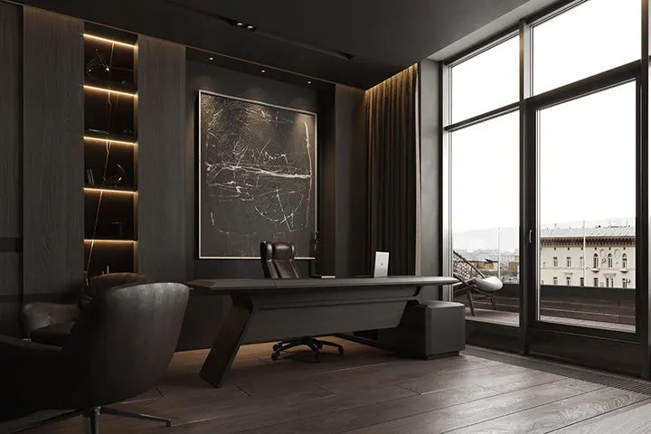 طراحی و اجرای دکوراسیون اتاق منشی 25 Decoration items in the modern decoration of the secretary's room