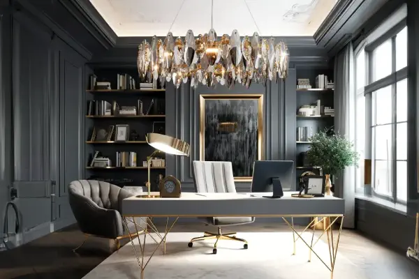طراحی و اجرای دکوراسیون اتاق منشی 74 Features in the decoration of the secretary's room