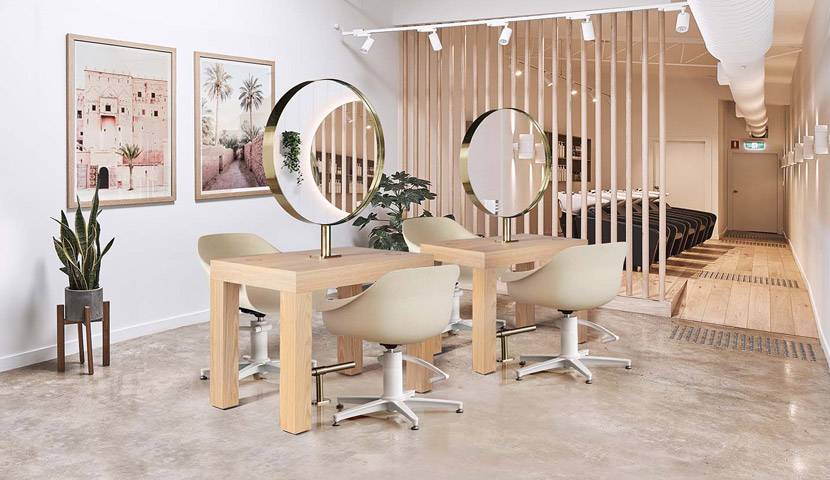 طراحی و اجرای دکوراسیون سالن آرایشی 47 Feng shui in beauty salon decoration