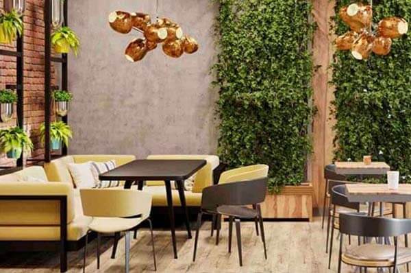 طراحی و اجرای دکوراسیون کافی شاپ 49 Five senses in coffee shop decoration