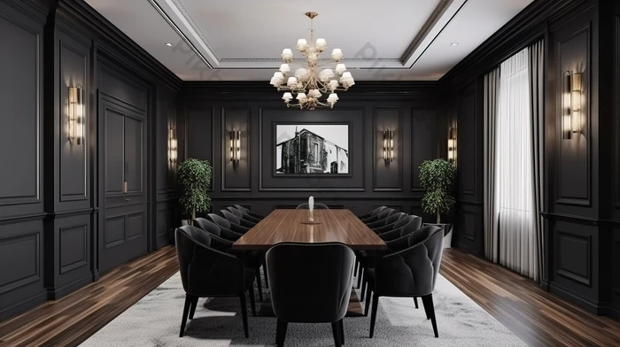 طراحی و اجرای دکوراسیون اتاق کنفرانس 38 Flooring in the classic decoration of the conference room