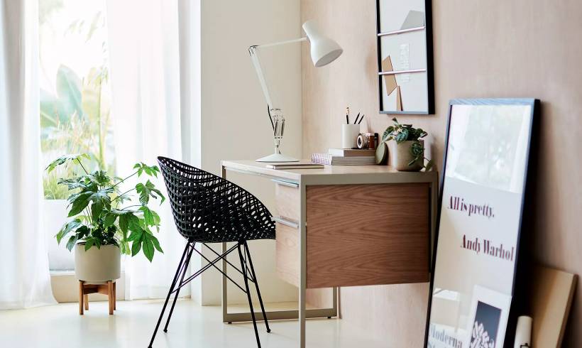 طراحی و اجرای دکوراسیون اتاق منشی 69 Furniture in the Scandinavian decoration of the secretary's room