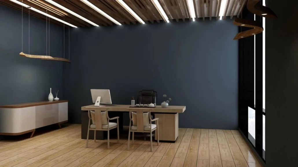طراحی و اجرای دکوراسیون اتاق مدیریت 58 Furniture in the minimal decoration of the management room
