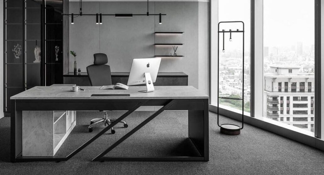 طراحی و اجرای دکوراسیون اتاق منشی 37 Furniture in the modern decoration of the secretary's room