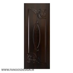 درب ملامینه مدل پردیس گردویی تیره