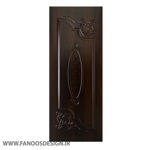 درب ملامینه مدل پردیس گردویی تیره
