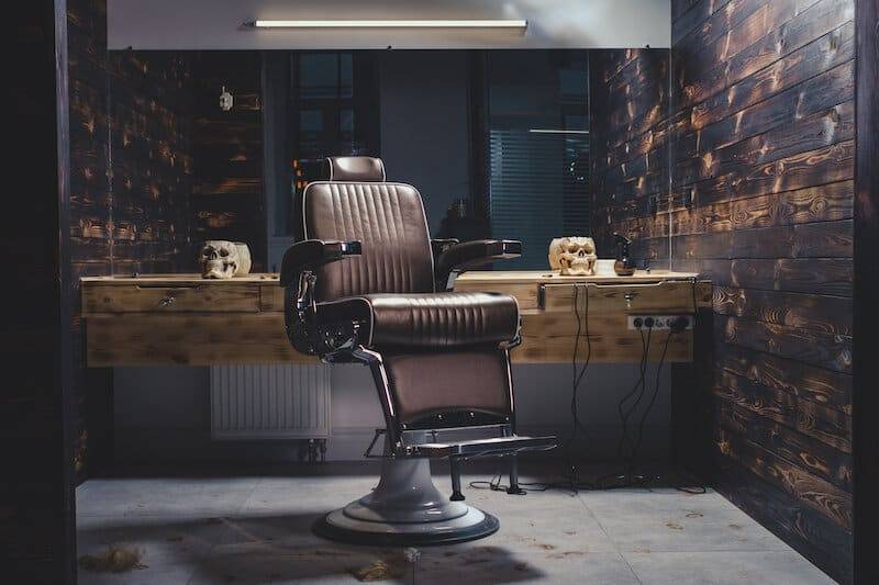 طراحی و اجرای دکوراسیون آرایشگاه 29 Industrial style decoration of the barber shop
