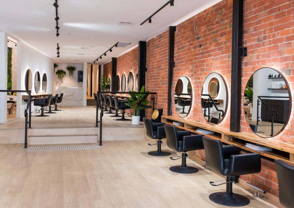 طراحی و اجرای دکوراسیون سالن آرایشی 37 Industrial style decoration of the beauty salon