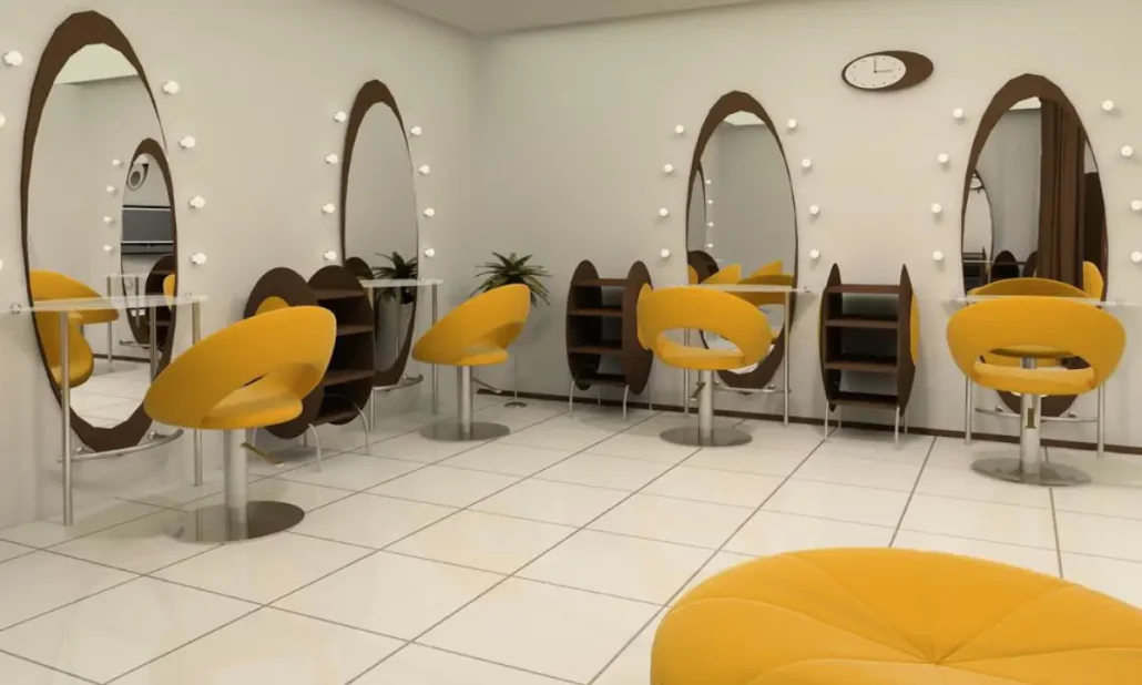 طراحی و اجرای دکوراسیون سالن آرایشی 49 Material in the decoration of the beauty salon