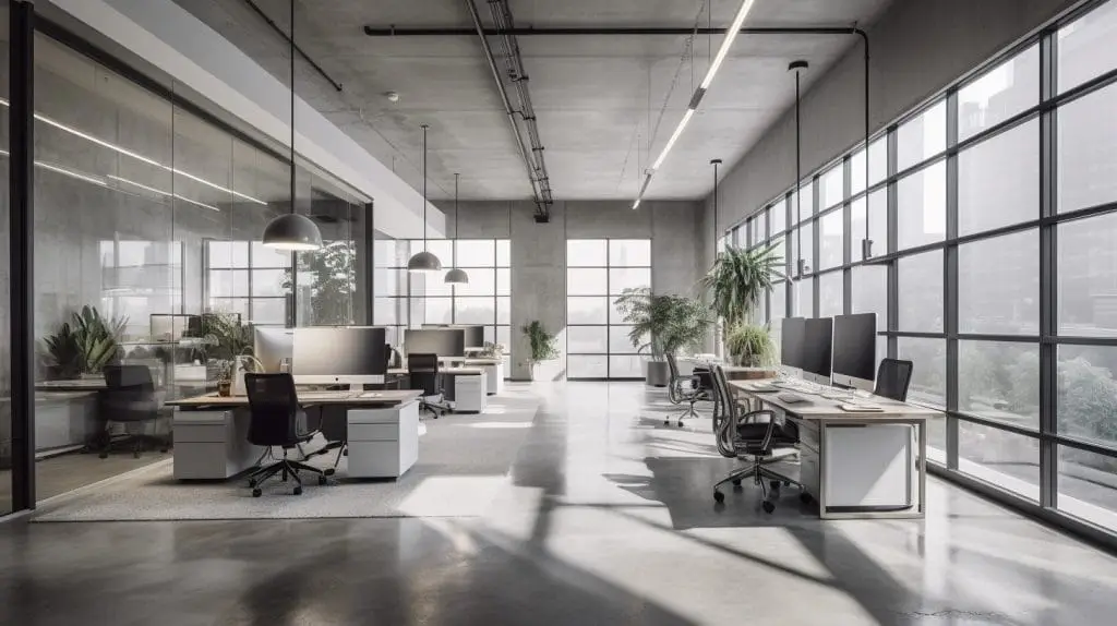 طراحی و اجرای دکوراسیون اتاق مدیریت 57 Minimal office style decoration