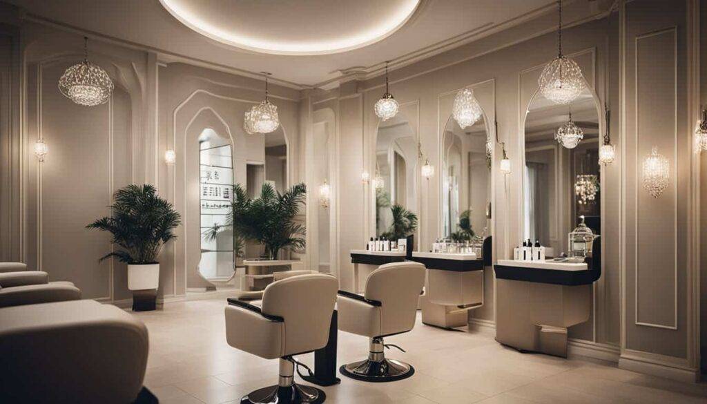 طراحی و اجرای دکوراسیون سالن آرایشی 35 Neoclassical decoration of the beauty salon