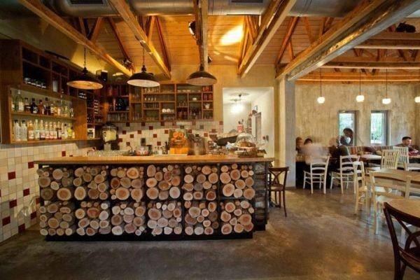 طراحی و اجرای دکوراسیون کافی شاپ 40 Rustic decoration of coffee shops and restaurants