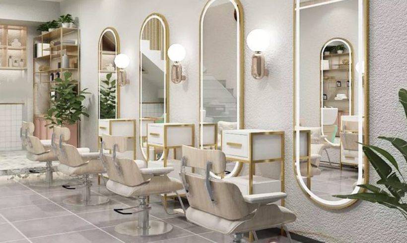 طراحی و اجرای دکوراسیون آرایشگاه 42 Services in hair salon decoration