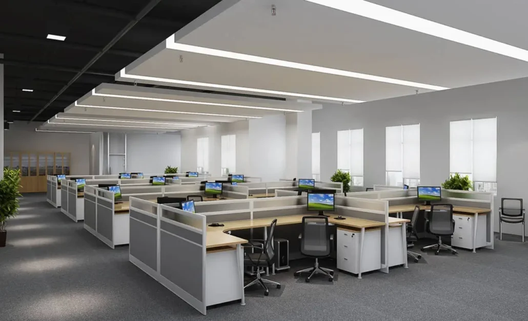 Simple and stylish office decoration