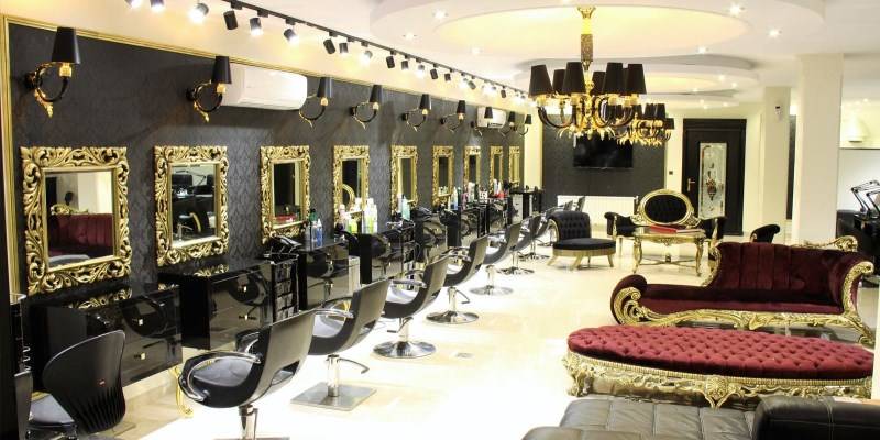 طراحی و اجرای دکوراسیون سالن آرایشی 41 Traditional Iranian style decoration of the beauty salon