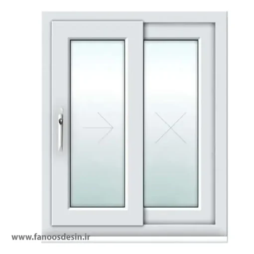 پنجره UPVC دوجداره کشویی متر مربع