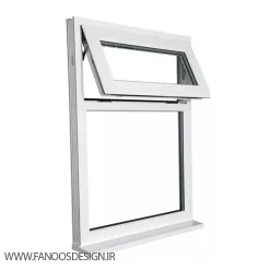پنجره UPVC دوجداره سایه بانی متر مربع