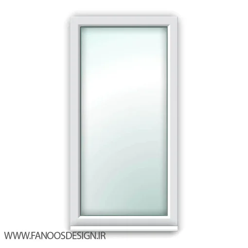 پنجره UPVC دوجداره ثابت