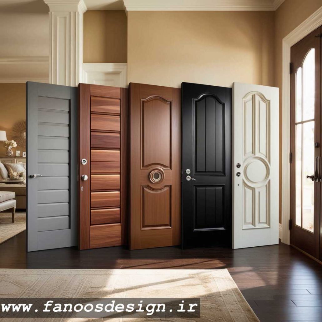 نکات کلیدی در انتخاب رنگ و طرح برای درب چوبی ورودی