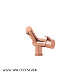 شیر روشویی باستان مدل آنجلا 4 رز گلد 1 | فانوس دیزاین تولید کننده انواع درب اتاق ، ضد سرقت، درب ورودی و ضد آل